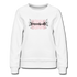 Bernedoodle Momma Floral Women’s Premium Sweatshirt - white